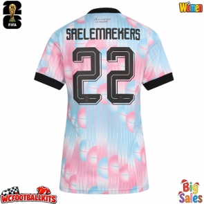Belgium Alexis Saelemaekers #22 Replica Away Stadium Shirt for Women World Cup 2026 Short Sleeve
